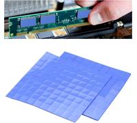 2PCS Silicone Thermal Pad Thermal Pad 100x100x1mm Thermal Pad CPU Pad Silicone Thermal Conductor Thermal Pad PC for GPU LED PSU TV DDR IC