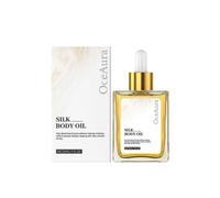 (2pcs)Silk Body Oil- Firming Anti Aging Moisturizing Formula, Crepey Skin Hydrating After Shower, Scented Blend Premium Skincare