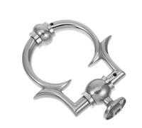 2pcs Simple Gate Knocker Pull Ring Pour Porte