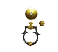2pcs Simple Knocker Zinc Alloy Knock Ring Pour Porte