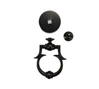 2pcs Simple Knocker Zinc Alloy Knock Ring Pour Porte