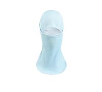 2Pcs Ski Mask Winter Cycling Thermal Keep Warm Windproof Face Fishing Skiing Hat Headwear pour Sports Ski Extérieur(Light Blue)