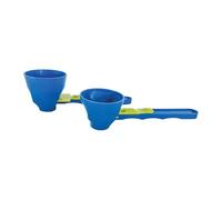 2PCS Slide Funnel Scoop, Trichter Schaufel Für Pulver Measuring Scoop Funnel Scoop For Powder Measuring Spoon Protein Scoop Coffee Scoop No Spills Measuring Scoop, Dosing Spoons measuring funnel Scoop