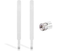 2Pcs SMA 4G LTE Antenna SMA Male Cellular WiFi Antenna 10dBi High Gain Router Antenna Signal Amplifier for Mobile Huawei Netgear ZTE 3G/4G LTE Router Modem Security IP Camera
