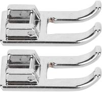 2pcs Snap sur 7 mm ouvert Zi -pied Grande ouverture haute dureté Q235 presse en acier pour la broderie d'application