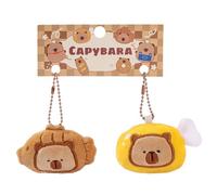 2pcs Soft Animal Plux À Pendu De Porte-curse Pour Décoration Unique Colorce Coudeur Cartois Cartouche Bandoulière