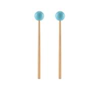 2pcs Soft Rubber Head Sticks Wood Handle Mallets for Glockenspiel Xylophone Music Instruments Parts Zekai