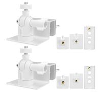 2pcs Solar Panel Mount Bracket 1/4-20 Adjustable(White)