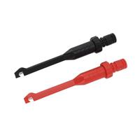 2pcs Sonde de Perçage de Fil Sonde de Perforation d'isolation avec Prises Banane Fem de 4 Mm pour la Détection de Circuit Automobile Kit de Clips de Test de Perçage de Fil
