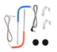 2pcs Sondes à Viande pour Barbecue à Pellets Traeger, Sondes de Température de Rechange avec Fiche 3,5mm 2 Œillets & 2 Clips, Compatibles avec Les Modèles Traeger Elite 34 et Junior Elite 20