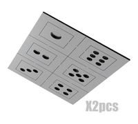 2pcs Soudage Practice Plaques En Acier Attaches Soulement Côté Pour Le Bloc De Développement Des Compétences Novices Et Le Kit D'entraînement Soudage En Forme Forme