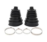 2Pcs Soufflet de Cardan Universel, Vitesse Constante avec 4 Pinces Ensemble Soufflets Joints Homocinétiques Siliconetrès flexibles pour voitures