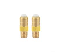 2PCS Soupape Décharge Thermique Laiton 1/4 NPT(1/4npt) | Activation automatique à 63°C, protection contre surchauffe, laiton massif, filetage 1/4 NPT, durée de vie prolongée