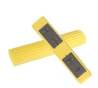 2pcs Sponge Roller tête de vadrouille, Balai Eponge, vadrouille Jaune PVA Sponge vadrouille Sol vadrouille tête Super Absorbant Mousse PVA Professionnel PVA vadrouille tête Home Floor