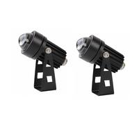 2pcs Spot À Faisceau LED Exterieur - Projecteurs D'extérieur, Projecteurs À Faisceau Étroit 5W Avec Télécommande, Projecteurs D'éclairage À Distance Étanches IP65, Pour L'extérieur Du Bâtiment(Red Lig