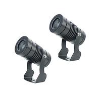 2PCS Spot LED Exterieur - Projecteur De Sol Lumières, Lumières Extérieures Imperméables De Projecteur De Mur Extérieur De Bâtiment D'IP67, Projecteur À Faisceau Étroit De 3 °, LED Lampe ( Color : Warm