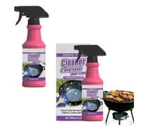 2PCS Spray Dégraissant Pour Gril, 120ml Dégraissant Barbecue Surpuissant, Spray Dégraissants Four & Grill, Détergent Dégraissants Puissant, Sprays Nettoyant Four De Cuisson Poêle Plat De Tache Graisse