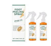 2PCS Spray Exfoliant Pour Les Pieds à L'huile D'orange, 100ml, Spray Peeling Instantanée, Peeling Pied, Aux Personnes Ayant Un Mode Au Rythme Rapide Entretenir Leurs Pieds N'importe Quand Et N'importe