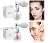 2Pcs Spray paillettes pour corps cheveux argent et or rose poudre paillette visage bombe paillette pour Bal Hal PAILLETTES DE CORPS