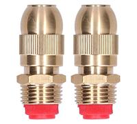 2pcs Sprinkler Bose G1 / 2 Pouces Garden d'irrigation mâle Spray têtes arrosage réglable Sprinkler pour Jardins pelouses Ceintures Vertes