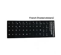 2PCS Sticker Français AZERTY Pour Touches de Clavier Ordinateur Portable