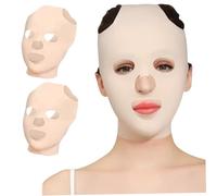 2pcs Strap minceur du visage, 3D Masque de soulèvement du visage respirant réutilisable, Masque minceur de Anti Wrinkle V Shaper Face Face