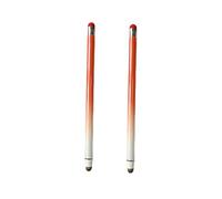 2Pcs Stylo Stylus pour écran Tactile, Stylet 2-en-1 pour iPad, Remplacement du Stylet Haute sensibilité et précision pour Tous Les écrans tactiles pour iPhone/ipad/Android/Tablettes (Rouge)