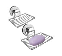 2pcs Suction Cup Soap Dish,sponge Holder for Bathroom And Kitchen