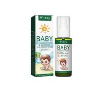 (2PCS)Sun Bum Baby Bum Spray solaire FPS 50 | Protection minérale UVA/UVB visage et corps pour peau sensible | Sans parfum | Format voyage