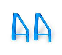 2Pcs Support console pour PS5 Slim Disc Edition Support de montage horizontal pour stand paysage Support de montage horizontal (Rouge transparent)