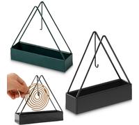 2pcs Support De Bobine De Moustique, Support De Bobine Anti-Moustique - Suspendu Osquito Coil - Porte Encens Spirale Anti Moustique