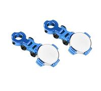 2pcs Support de carrosserie furtif magnétique en métal pour Voiture RC Traxxas Hsp scx10 D90 Hpi(Bleu foncé)