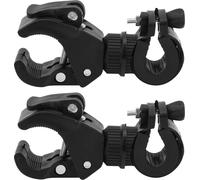2pcs support de lampe de vélo Rotatable 360 degrés Equipement de support de lampe de poche de vélo