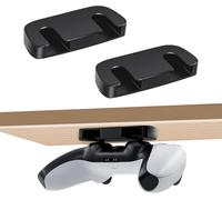 2pcs Support De Manette Sous Le Bureau Pour Ps5, Horizontal Support De Table Pour Ps4, Game Manette Under Desk Mount Holder Pour Ps4/Ps5 Manette Accessoires