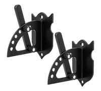 2pcs Support de Montage de Crâne de Cerf, Support Européen pour Crâne d'Élan Support Mural avec Kits d'Installation Faciles Support pour Crâne d'Antilope pour Suspendre La Tête de Cerf
