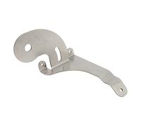 2pcs Support de Montage de Projecteurs Chromés en Acier Inoxydable pour Mini R50 R52 R53 2001-2006, Support de Lampe de Brouillard Réglable avec Trous Pré-percés pour une