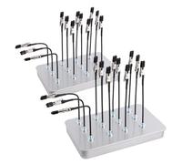 2pcs Support de Peinture pour Maquettes en Métal avec 24 Pinces Magnétiques Flexibles, Outils Modélisme pour La Peintures à l'Aérographe et La Peinture de Maquettes