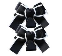 2PCS Support de Sac à Main pour Crochets de Voiture pour Sacs à Main et Sacs Crochets d'appui-tête siège Voiture Arc Mignon pour Crochet Sac (Noir).