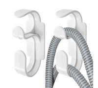 2PCS Support de Tuyau CPAP, Crochets Tube Appareil Respiratoire,Empêchant Les Fuites Tuyaux et Enchevêtrements, Afin Que Vous Puissiez Mieux Dormir (Blancs)