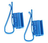 2pcs support de tuyau en plastique réservoir de poissons tuyau d'eau pince réglable aquarium filtration seau clip de montage, fit sapin 8mm à 16mm tuyaux