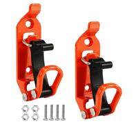 2pcs Support Pelle, Orange Support Pelle Galerie Toit Accessoires Galerie de Toit avec Vis Écrous Fixations Galerie Toit Outils de Montage Mural pour Camion Voiture Bateau
