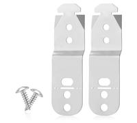 2pcs Support pour Lave-Vaisselle, 00619985 Acier Inoxydable Clips Fixation Lave-Vaisselle Compatibles avec Bosch Thermador Kenmore Gagenau et la Plupart des Lave-Vaisselle de Grandes Marques