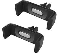 2pcs Support Telephone Voiture Grille D’aération, Universel Porte Telephone Voiture Tableau De Bord Rotation 360° Kit Support de Voiture avec Portables De 3.5 À 6 Pouces pour Votre Voiture