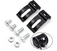 2pcs Supports De Fixation Pour Barre Lumineuse Led,Kit De Support Latéral Universel Pour Support De Montage Coulissant Réglable Pour Feux Antibrouillard 4x4 Lampes De Travail De 4 Inch À 52 Inch