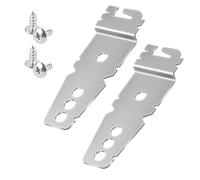 2pcs Supports de Montage pour Lave-Vaisselle, Clips de Montage Sous Comptoir Universels 8269145 Clips pour Lave-Vaisselle avec Vis pour Whirlpool Ken-More Samsung