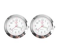 2pcs table de poche de table cadran de poche montres montres de poche regarder docteur fob clip de montre sur la montre miss miroir à l'ancienne