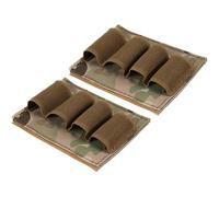 2pcs Tactique modulaire Organisateur Insert Bag Militaire Tactique élastique Lampe de Poche chemlight Porte-Batterie Balle Balle Shell Stylo Organisateur Sac de Stockage Crochet et Boucle (CP)