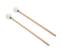 2pcs Tambour Maillet Multi-Usage Feutre Tête Tambour Maillet Bâtons Accessoires pour Grosse Caisse, Timbales et Caisses Claires(Bleu)