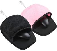 2PCS Tapis Chauffant USB Tapis de Souris Chauffant Tapis de Réchauffement des Mains pour Maison/Bureau/école