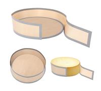 2pcs Tapis Cuisson Silicone pour Moule à Charnière 9", Antiadhésif Rond Facile à Nettoyer Réutilisable Plaque Cuisson pour Moule Cheesecake Empêche le Gâteau Coller Au Fond Aux Parois